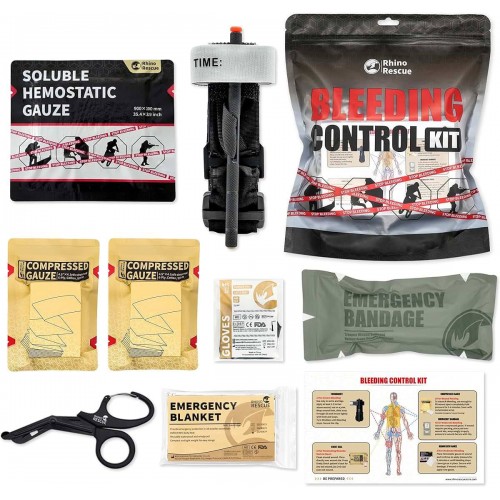 Комплект для остановки кровотечений «Bleeding Control Kit» Rhino Rescue в Томске