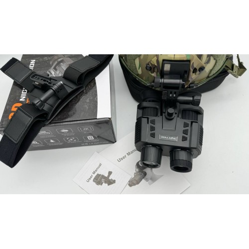Прибор ночного видения NV-8000 v2.0 3D NIGHT VISION 4K VIDEO с адаптером на шлем в Томске