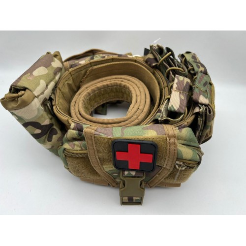 Пояс разгрузочный YAKEDA тактический с подсумками в Томске