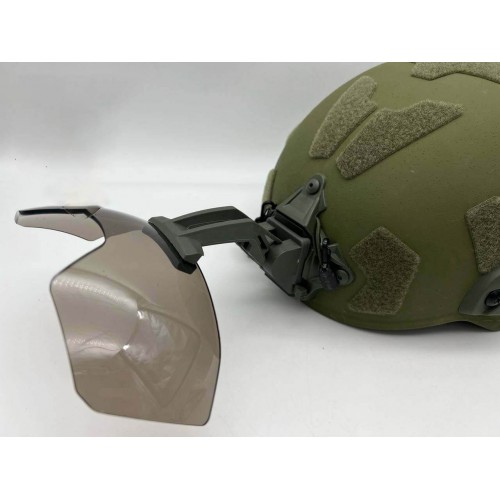 Откидные флип очки с кронштейном на шрауд для тактического шлема в Томске