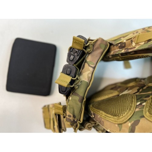 Жилет (плитник быстросъёмный/разгрузка) с возможностью установки боковых плит или боковых баллистических пакетов в Томске